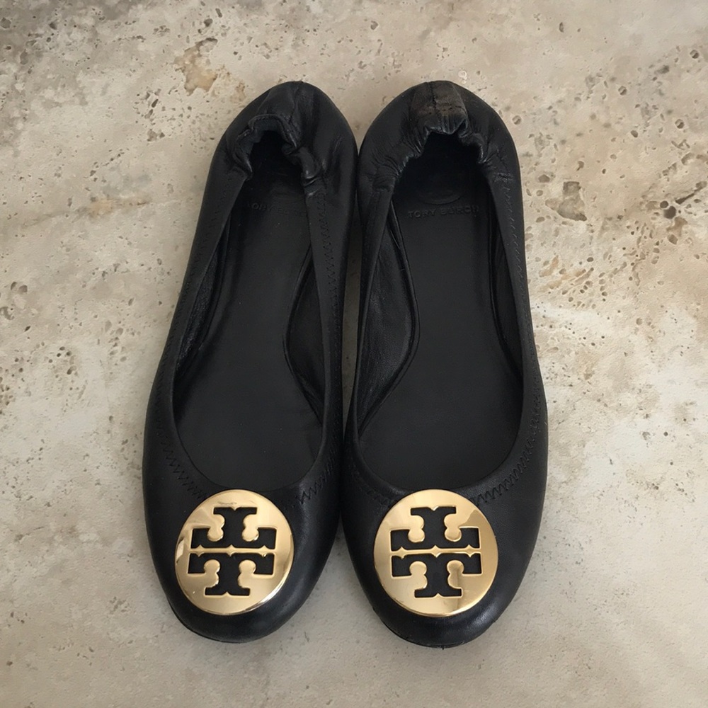 Tory Burch Leather Ballet Flats AUTHENTIC (8)